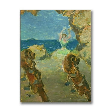 Trademark Fine Art "The Ballet Dancer, 1891" Canvas Wall Art by Edgar Degas