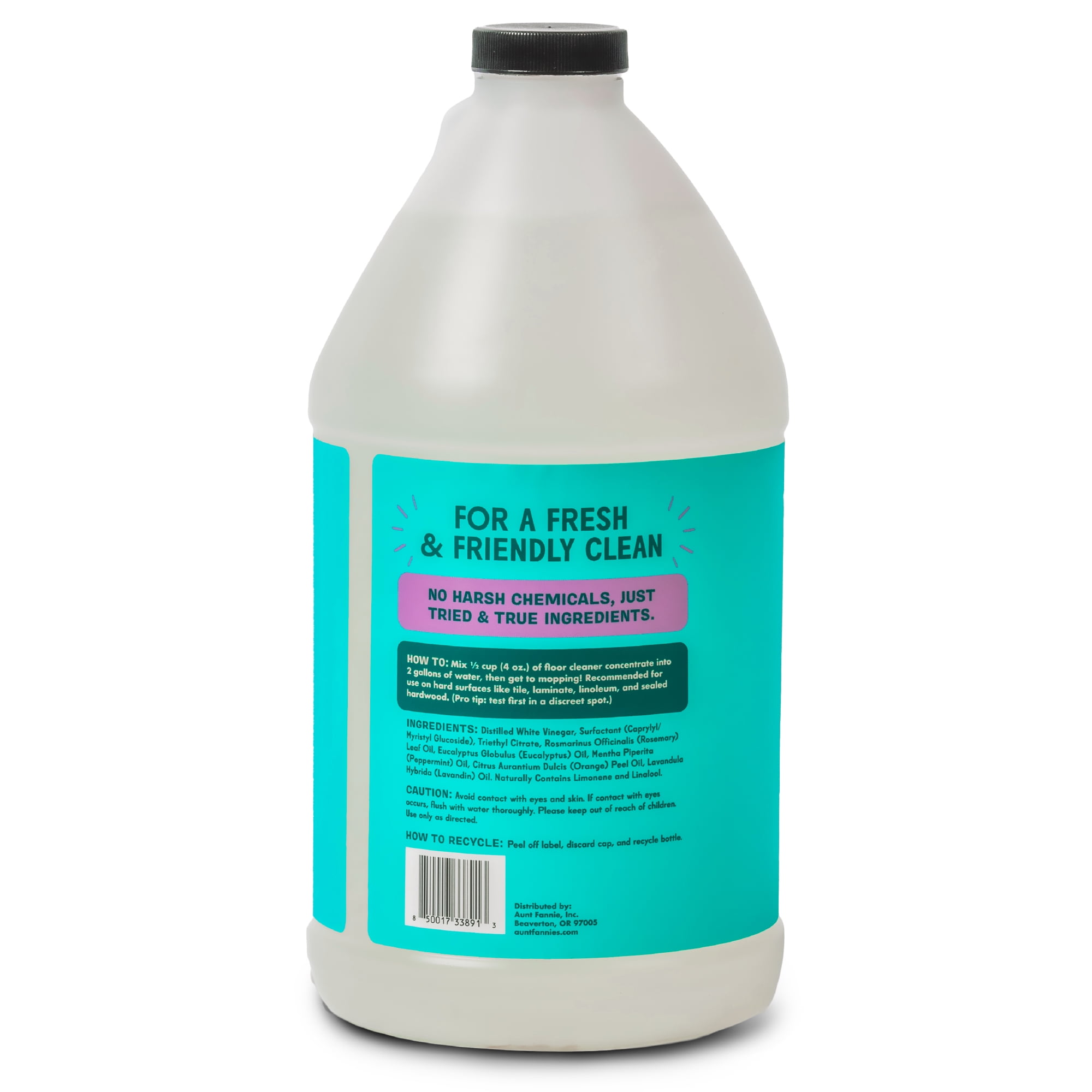 (2 pack) Aunt Fannie's Ultra Concentrated Floor Cleaner Vinegar Wash, Multi-Surface Floor Cleaner For Mopping, Lavender Scent, 64 oz. (Refill)