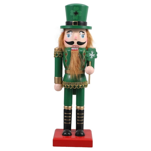 SHISUYAN Adorable Nutcracker Soldier Design Home Decoration Plastic Material for Festive Table decor 6.5 Inches