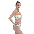 thumbnail image 4 of Daiia Mushroom Bee printed 2 piece Swimsuit Bikinis for Women High Waisted Racerback Bathing Suits Summer Tummy Control Scoop Neck Swimwear-X-Large, 4 of 8