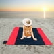 thumbnail image 4 of Alfombra de picnic al aire libre de poliéster | Tejido de nailon impermeable - resistente a los líquidos, fácil de limpiar | Manta compacta antideslizante para playa, camping, actividades en la, 4 of 6