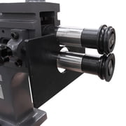Bead Bender, 8-In Metal Rotary Forming Machine, 18 Ga.(0.048 inch) Thickness,High Flexibility Metal Bending Machine, HAVC Tools Fabrication Bead Bending with 4 Standard Rollers TB-12