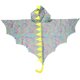 thumbnail image 1 of FELTECHELECTR Disfraz de dinosaurio para Halloween, disfraz de dinosaurio de dibujos animados, capa decorativa, 1 of 7
