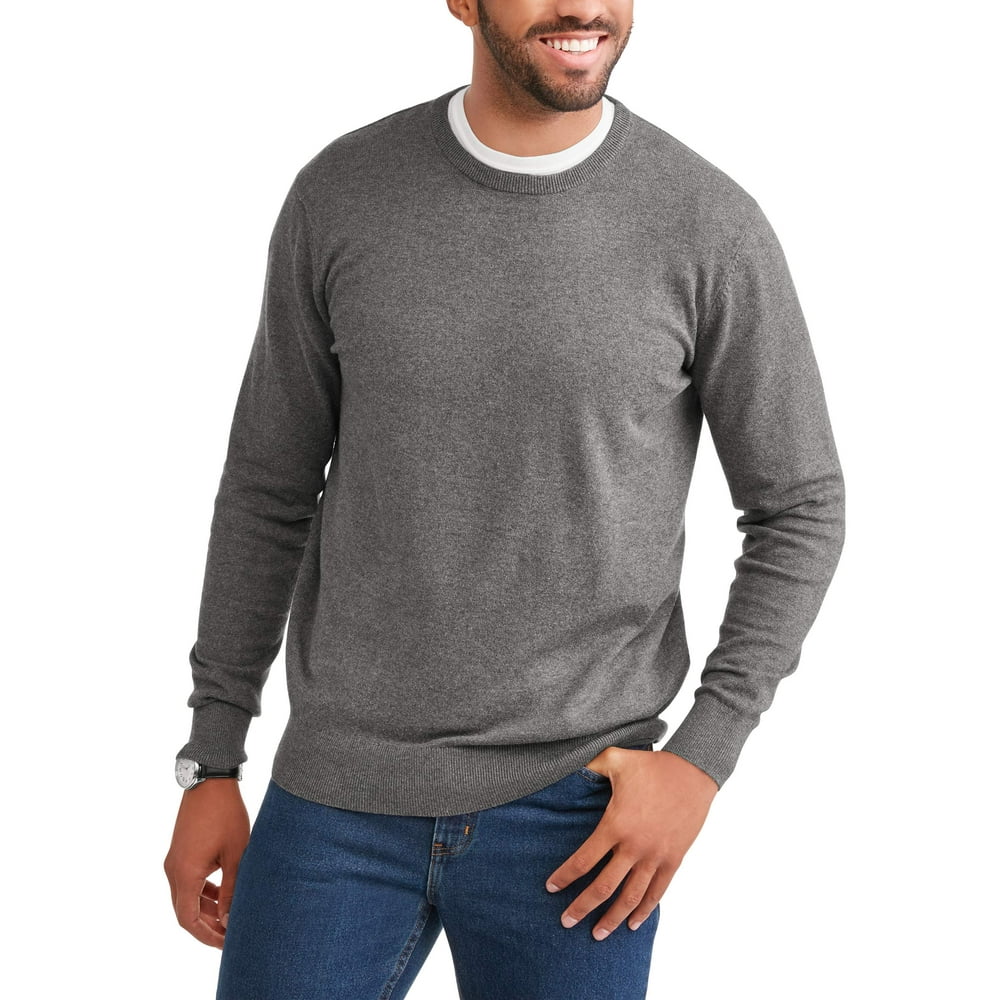 Men's Crew Sweater, Up to Size 5XL