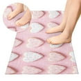 thumbnail image 2 of Pink Loving Hearts Luxury Kitchen Rug Non Slip Bathroom Plush Mat Shaggy Bedroom Carpet 39"x20", 2 of 6