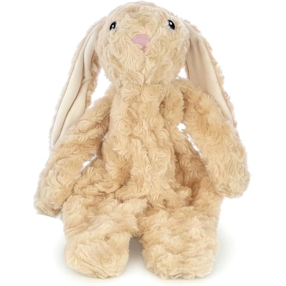 Pet Lou Stuffingless Floppy Plush Dog Toy, 19 Inch, Tan