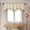 Beige Color, variant on GYTY [Machine Washable Chenille Valance] Machine Washable Scalloped Chenille Valance - 1 Piece Modern Adjustable Solid Pattern Kitchen Window Treatment with Tassel Trim