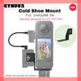 thumbnail image 2 of Support pour Cold Shoe Insta360 X4 pour Récepteur DJI Mic Mini RX Support Audio Adaptateur Accessoires Insta 360 X4 X3 X2 1 Unité, 2 of 6