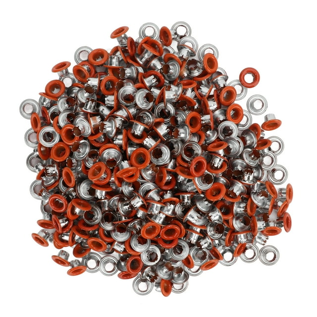 Snap Buttons, Bright Surfaces Sewing Snaps Iron Material 8 Colors Available For Clothing Modification For DIY Leather YK4/5C26 (Orange)