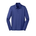 thumbnail image 5 of Port Authority Silk Touch Performance Long Sleeve Polo-XL (Royal), 5 of 6