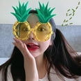 thumbnail image 5 of Yucurem Summer Fruit Eyeglasses, Funny Fruit Shape Eyeglasses for Taking Photo, Novelty Sunglasses for Beach (Pineapple), 5 of 7