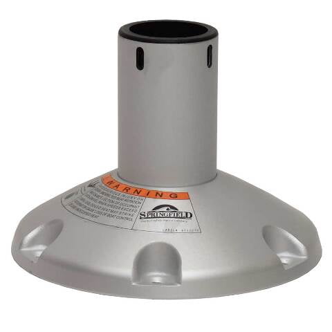 Springfield Boat Fixed Pedastal 1240006-MAL | 6 x 2 7/8 Inch