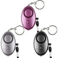 thumbnail image 1 of 3PCS Personal Alarm 130dB Loud Personal Safety Alarm with LED Flashlight Emergency Security Alarm, 1 of 4