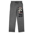 thumbnail image 7 of Friday The 13th Jason Mask Poster Art Men's Gray Heather Sleep Pajama Pants-Small, 7 of 7