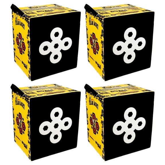 Morrell Yellow Jacket 380 FPS Crossbow Cube Targets w/ Carry Handle, 4 Pack