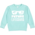 thumbnail image 2 of Inktastic Future Lifeguard Sunglasses Toddler Sweatshirt, 2 of 4