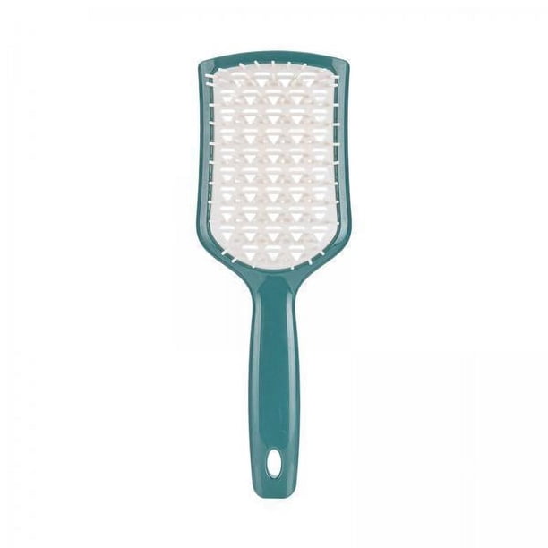 Paquete de 2-6 cepillos para desenredar el cabello, alisador de estilo, desenredador de cabello portátil con ventilación 2 piezas