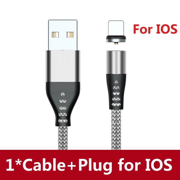 AUFU Cable de carga USB magnético USB tipo C Cable de teléfono imán cargador de teléfono Micro USB para iPhone 12 13 Pro Max para Xiaomi Tan Jianjun unisex
