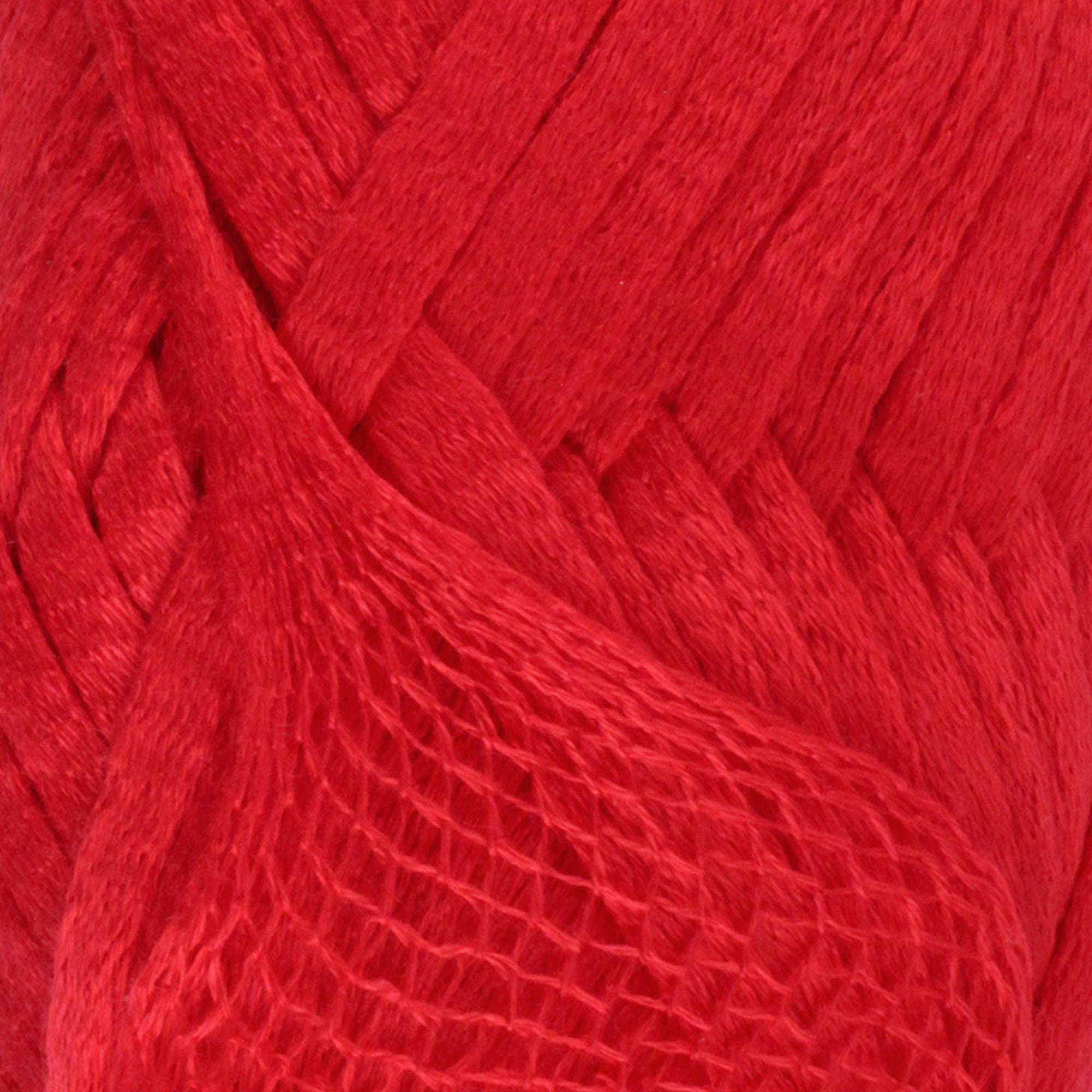 JubileeYarn Mesh Fishnet Yarn - Chunky Acrylic - 200g/Skein - Red - 2 Skeins