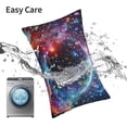 thumbnail image 6 of Rateoe Outer Space Floating Numbers And Letters Pattern Decorative Pillow Case,Throw Pillow Covers,Plush Pillow Cover,Soft Pillow Case,Velvet Pillow Case-20"x30", 6 of 6