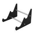 thumbnail image 3 of Pantalla de teclado soporte mecánico soporte para la computadora del teclado acrílico espacio de almacenamiento de almacenamiento de almacenamiento 2 niveles color negro, 3 of 10