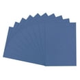 thumbnail image 1 of Cubiertas de Encuadernación Unique Bargains Cuero Textura 50uds 8.5x11 Pulgadas Oscuro Azul 12 Mil 83 Lb, 1 of 7
