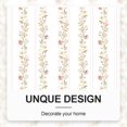 thumbnail image 2 of Lfeey Grommet Top Blackout Curtains, Pink Floral Vine Stripe, Light Blocking Room Darkening Window Drapes, 52x108 Inch 2 Panels, 2 of 7