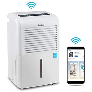 Ivation 4,500 Smart Wi-Fi Energy Star Déshumidificateur W/ Pompe & Voir l'annexe I. 50 Pintes