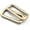 Brushed Brass, variant on 1 1/2 Inch Rectangle Rings Buckle Metal Round Rectangular Loop for Bag Belt Strap Quality Finish SCLP 6pcs (Silver)