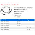 thumbnail image 2 of Front Brake Pad Sensor - Compatible with 2007 - 2010 BMW X5 2008 2009, 2 of 2