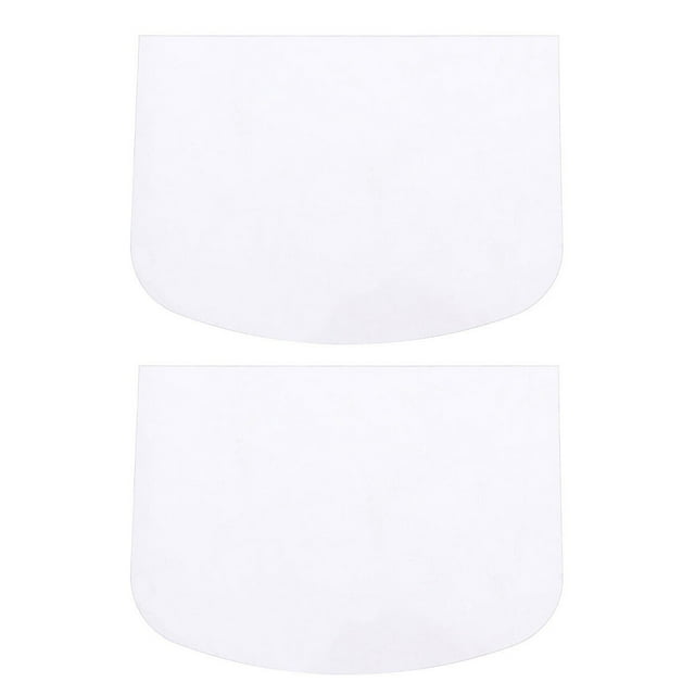 MasteelfCA 2Pcs Plastic Kitchen Baking Semicircle Shape Cream Dough Cake Cutter Scraper Kitchen Baking Tools (Transparent Soft)