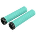 thumbnail image 3 of Bicycle Grips, Shock Absorbing Rubber Handles, Secure Locking for Mountain Bike Handlebars, Superior Comfort Suitable for Riding with Aluminum Alloy and TPR Rubber Material, 3 of 7