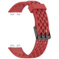 thumbnail image 2 of Pulsera de silicona deportiva de color sólido a prueba de sudor con ajuste cómodo y amplia compatibilidad compatible con Smartwatch, 2 of 5