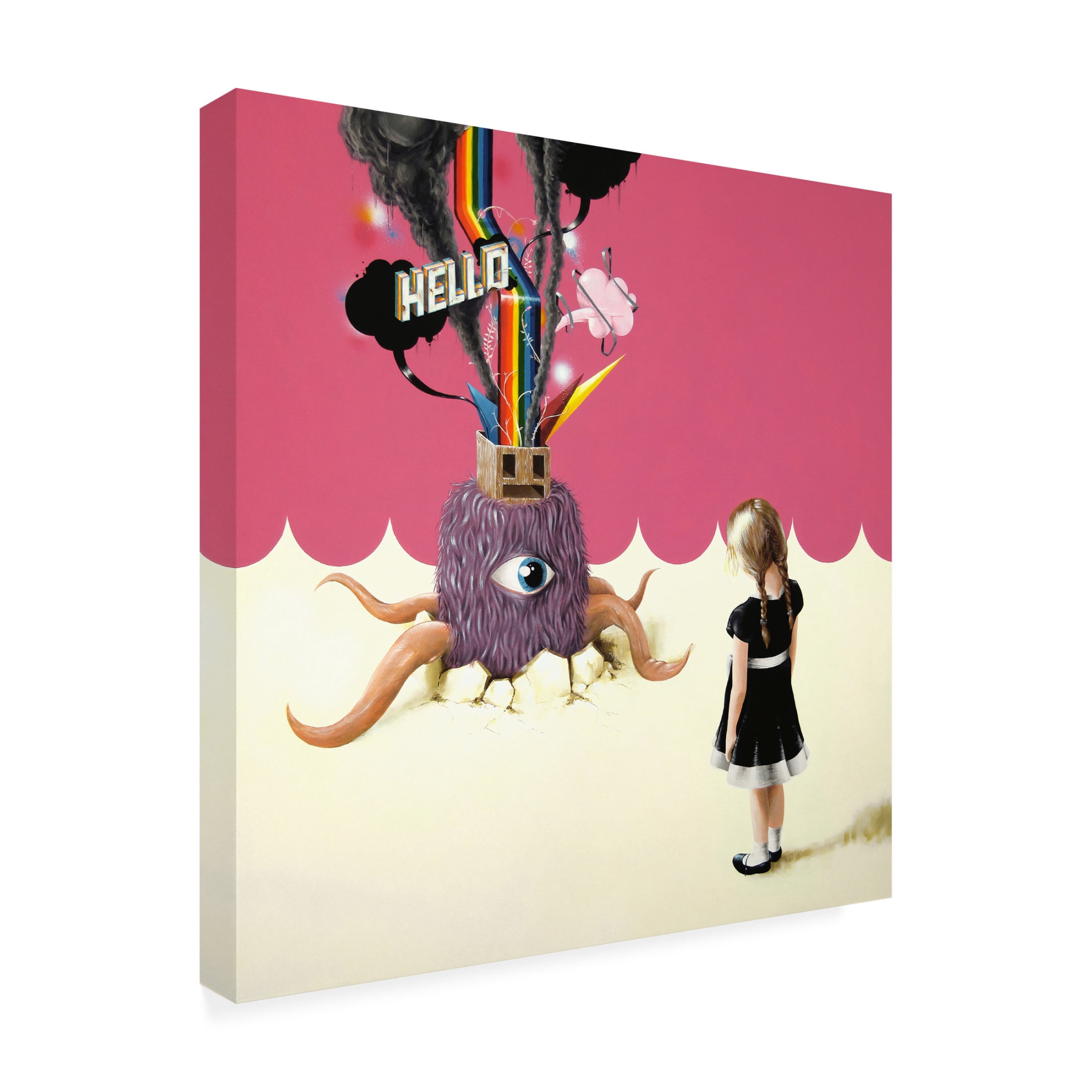 Trademark Fine Art Famous When Dead Hello Ruby Canvas Wall Art
