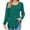 Blackish Green, variant on Women's Puff Sleeve Pleated Blouse Crew Neck Loose Fit Long Sleeve Top Soft Breathable Casual Shirt for Winter Spring Comfort Wear Pink XXL