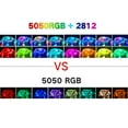 thumbnail image 2 of WS2812B Bluetooth LED Strip lights 5050 RGBW Remote control panel+power supply tape diode LED neon night light for room TV, 2 of 6