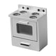 thumbnail image 5 of Juego de cocina con miniestufa para casa de muñecas, escala 1:12, muebles interactivos para casa de muñecas plata, 5 of 6