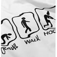 thumbnail image 5 of Crawl Walk Hockey Street Sign Humor Toddler Boy Girl T Shirt Infant Toddler Brisco Brands 5T, 5 of 6
