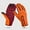 Orange, variant on Men's And Women's Fleece Gloves Touch Screen Windproof Warm Riding Gloves