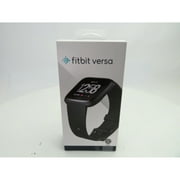 Fitbit FB504GMBK Versa Smartwatch with Heart Rate Monitor Large Black