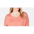 thumbnail image 2 of Style & Co Women's Tie-Front Sweater Copper Rose Size Petite Large, 2 of 3