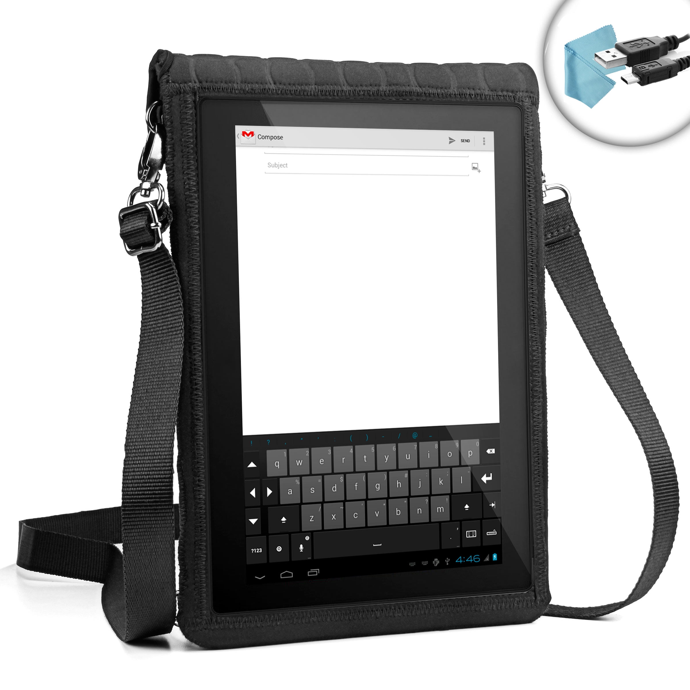 10 Inch Tablet Carrying Case Sleeve with Touch Screen Protector