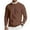 Brown, variant on GrmtClth Crewneck Sweaters for Men Breathable Knitted Sweaters Casual Classic Comfort Soft Long Sleeve Pullover Sweaters Dark Green 4XL
