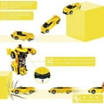 thumbnail image 6 of Toy Cars for Toddlers, Deformation Robot Cars Toys for Kids Boys, Birthday Christmas Gifts for 1-8 Years Old Boys, Yellow, 6 of 6