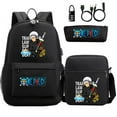 thumbnail image 4 of ONE-PIECE Anime Backpack Set 3 Pieces with Lunch Bag and Pencil Case for Women Men, Fashion Daypack, Classic High Backpack for Teens, Travel Laptop Backpacks, 4 of 9