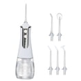 thumbnail image 3 of Irrigador Bucal Portátil Eléctrico De Agua Hilo Dental Usb Recargable Impermeable Limpiador De Dientes Con 5 Puntas De Chorro Serendint CE006108-00, 3 of 6
