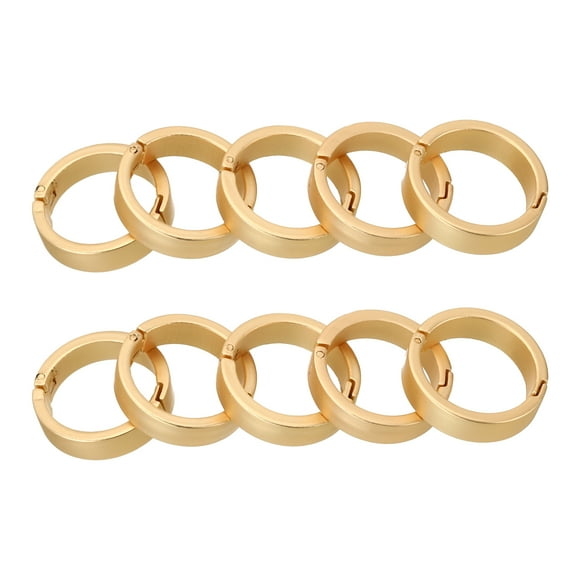 Unique Bargains 20mm/0.8inch Binder Rings, 10PCS Paper Rings Book Rings Loose Leaf Binder Rings Small for Index Cards Craft Classroom