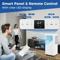 thumbnail image 5 of Topcobe Portable Air Conditioner 9000 BTU 3 in 1 AC Unit with Fan and Dehumidifier, Standing Fans for Home Office, Quiet Bladeless Floor Powerful Fan, 5 of 13