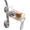 thumbnail image 1 of Soporte De Esponja De Acero Inoxidable Soporte De Fregadero De Cocina Y Baño Para Cepillo De Jabón De Esponja Y Líquido. Afortunado Sencillez, 1 of 5