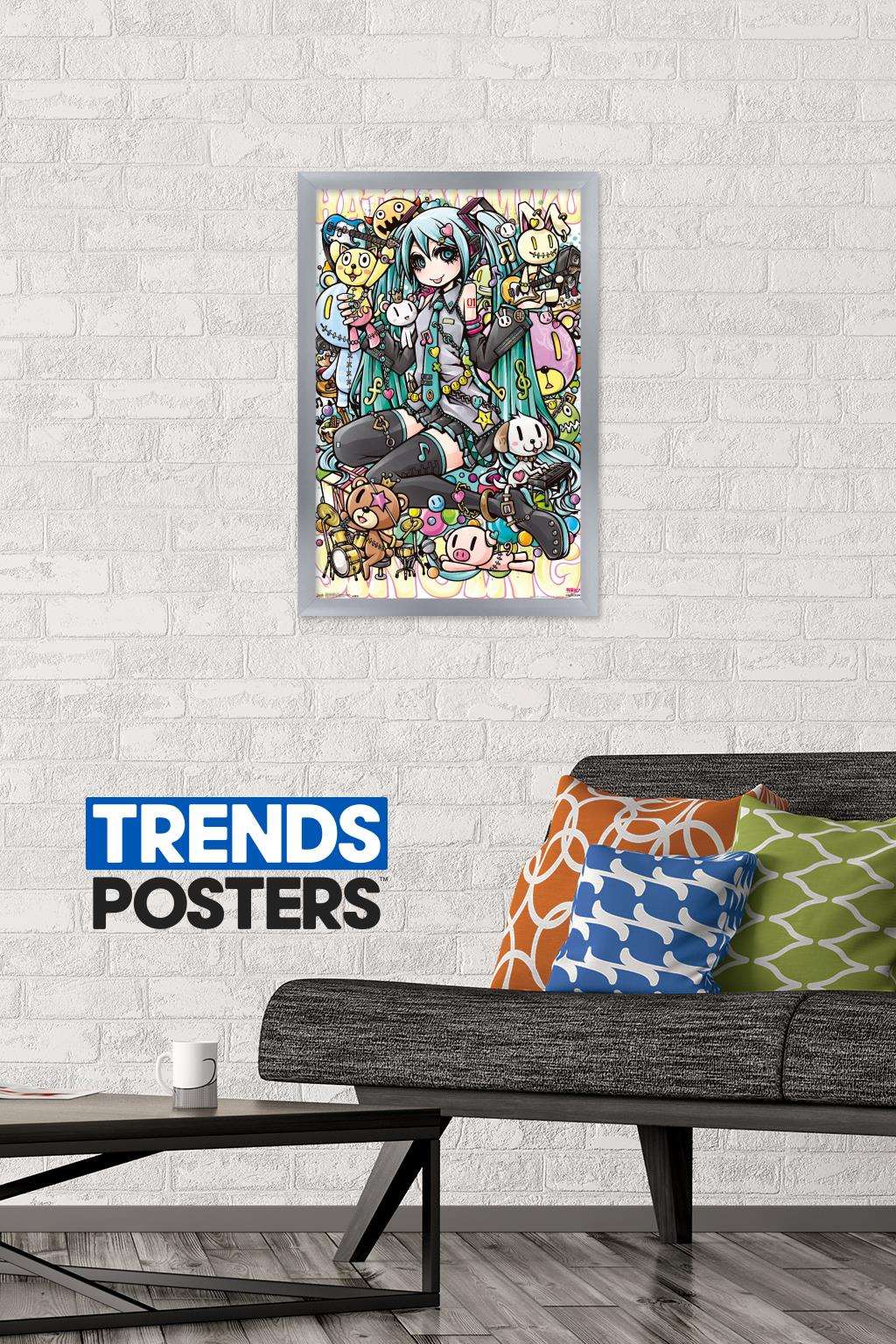 Hatsune Miku - Toys Wall Poster, 14.725" x 22.375", Framed